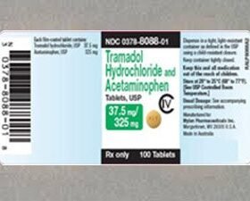 Tramadol 37.5/325mg